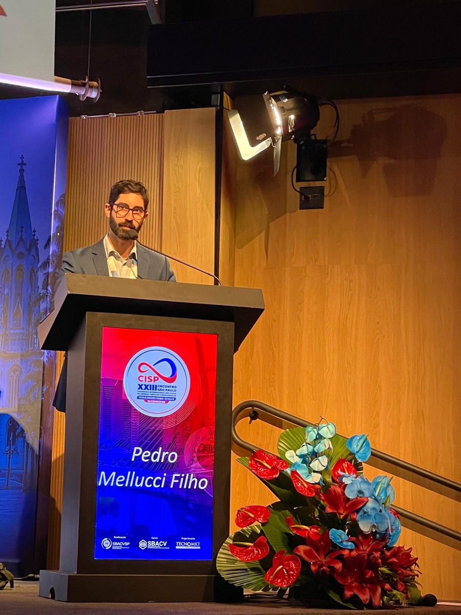 Dr. Pedro Mellucci at the CISP — São Paulo International Congress of Vascular and Endovascular Surgery